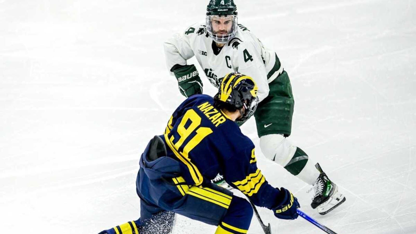 Blackhawks Prospect Frank Nazar Dishes Highlight-Reel Assist in NCAA Tournament