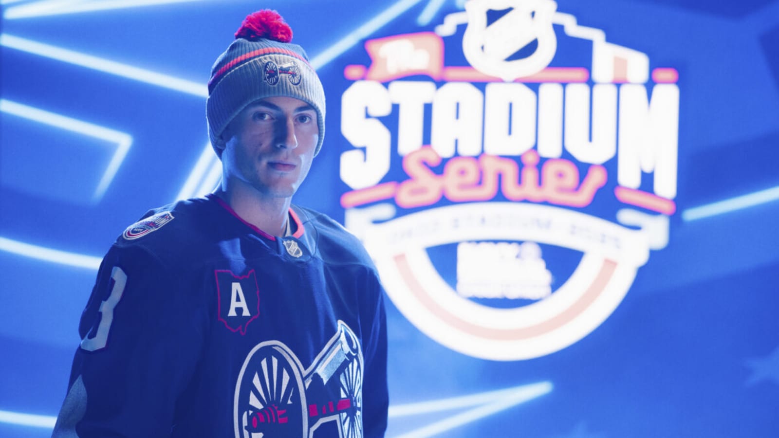Blue Jackets Pay Tribute to Ohio & Columbus With Stadium Series Jersey