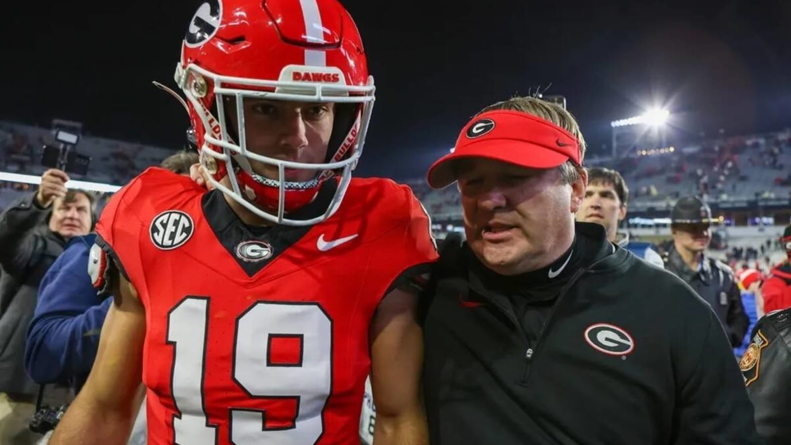 Kirby Smart addresses Brock Bowers, Amarius Mims missing Georgia Pro Day