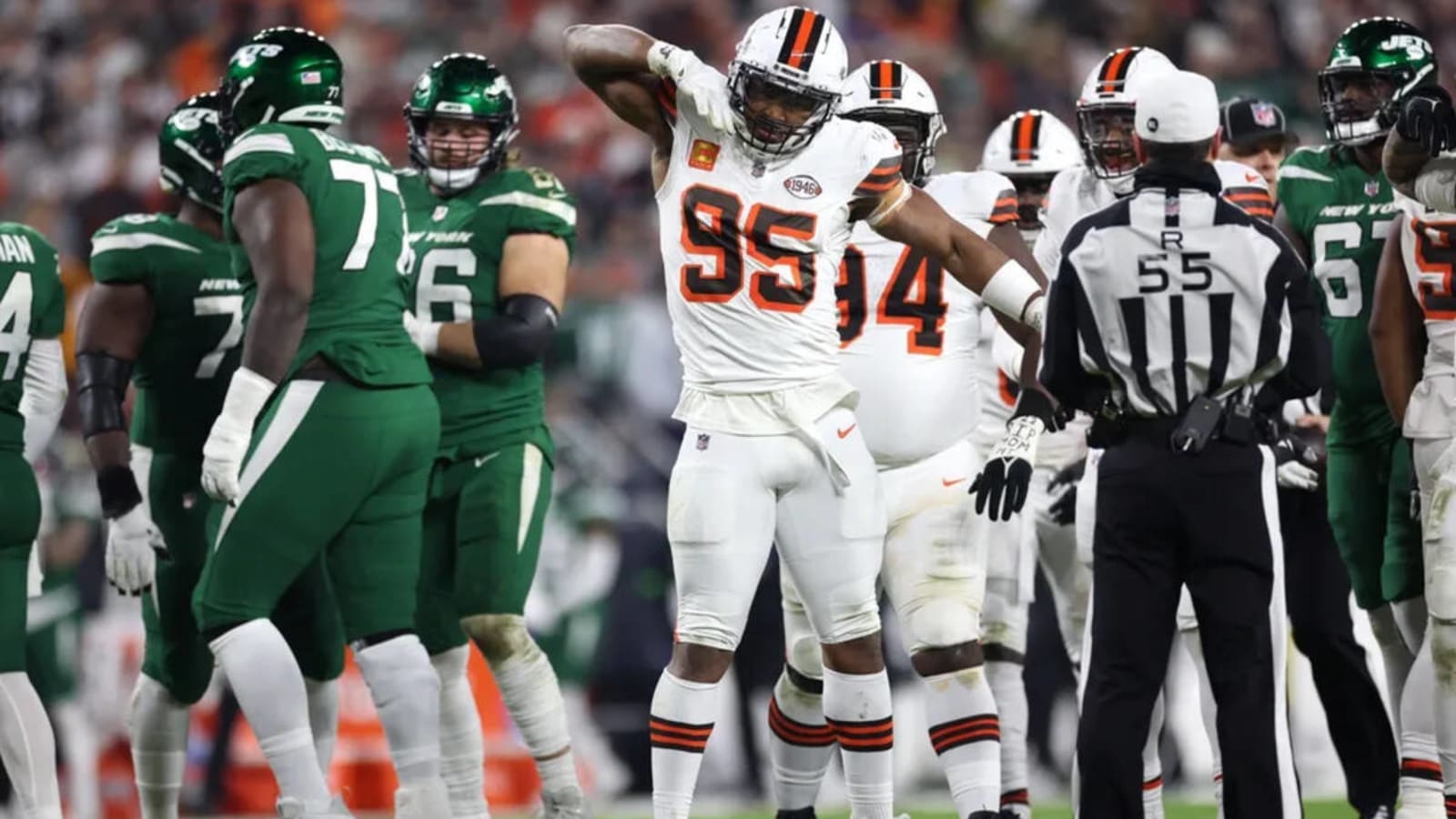 One of the NFL’s best tackles has ultimate respect for Browns’ Myles Garrett