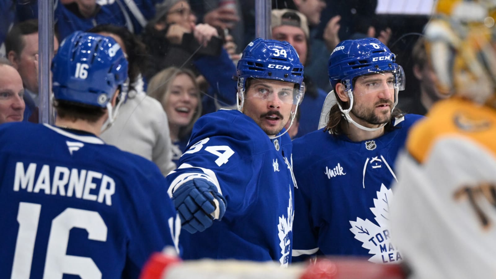 Auston Matthews Opens Up About Mitch Marner Reunion Following Maple Leafs Win vs. Predators