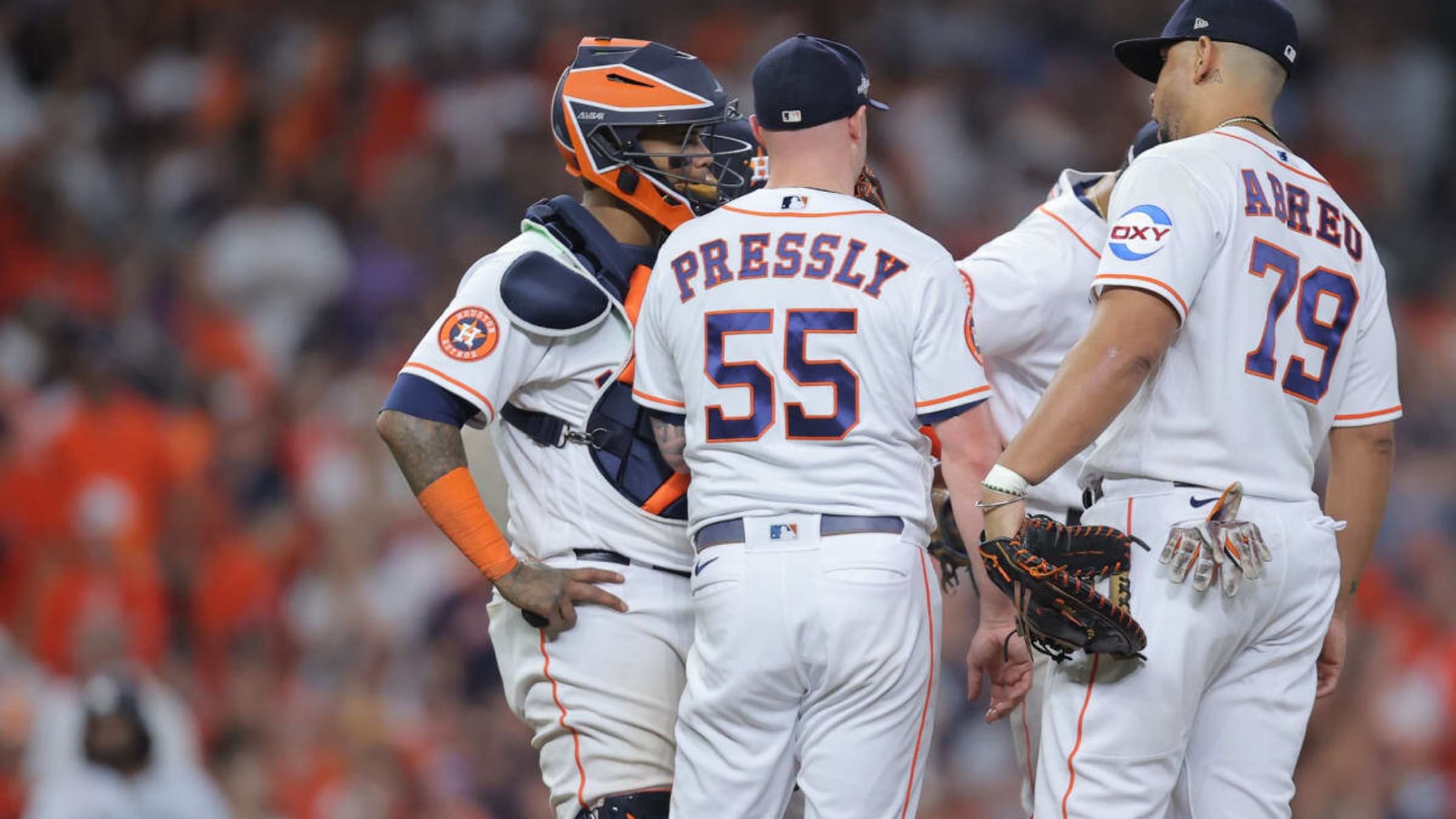 Ryan Pressly: Houston Astros closer making trip home for ALCS