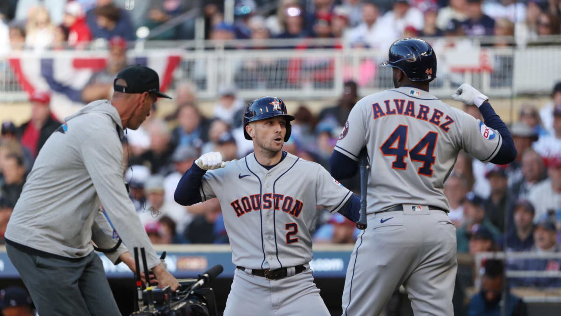 Watch: Jose Altuve hits three home runs as Astros clobber Rangers