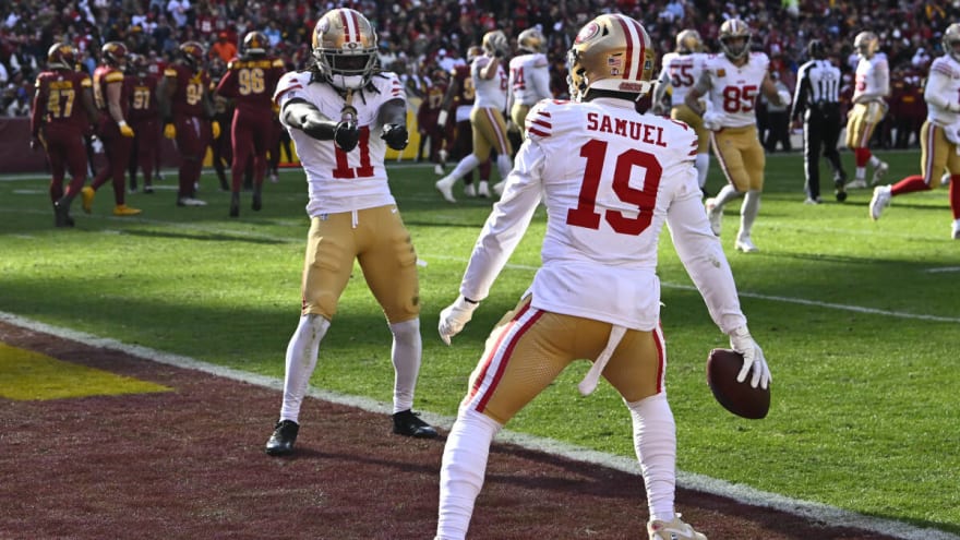 49ers have reportedly discussed trading an All-Pro receiver to a top-10 team in the 2024 NFL Draft