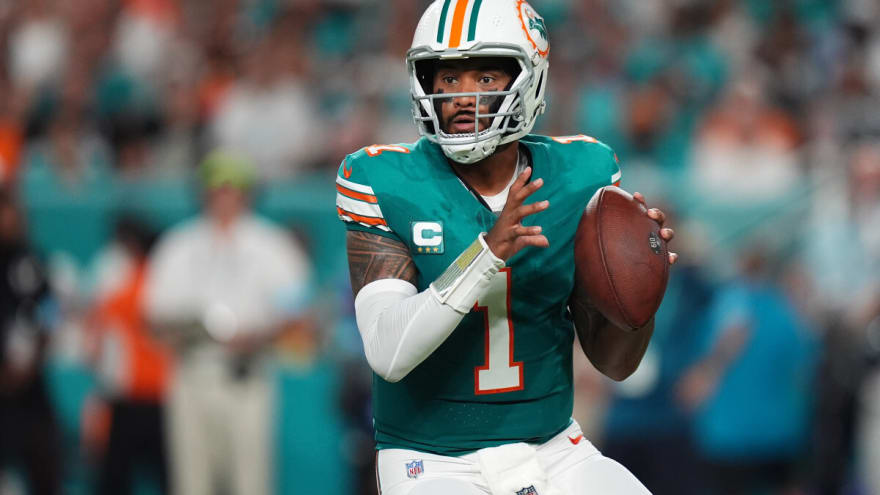 As the Dolphins brace for major offseason change, one intriguing quarterback hedge to Tua Tagovailoa reportedly favors a scheme like Miami’s
