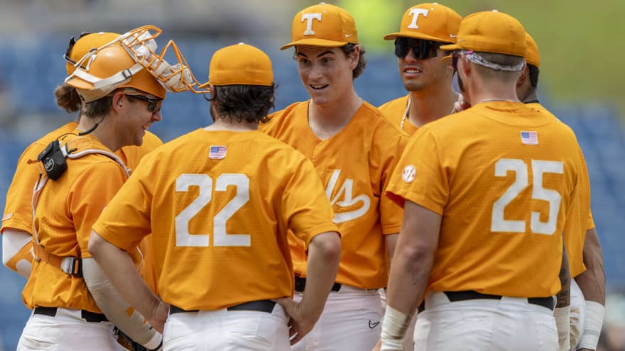 Tennessee Volunteers&#39; pitcher chatted with Tony Vitello about a cinematic classic on the mound during Vols&#39; win