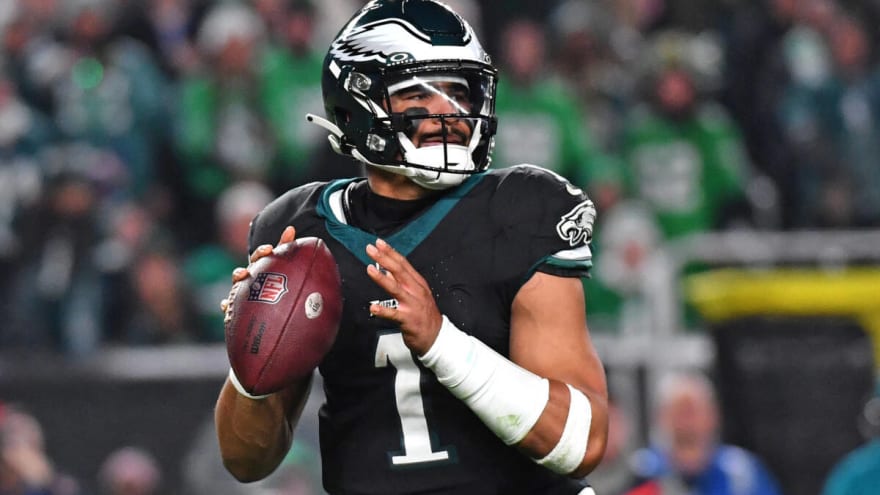 Eagles QB Jalen Hurts projected to reach new career highs in 2024