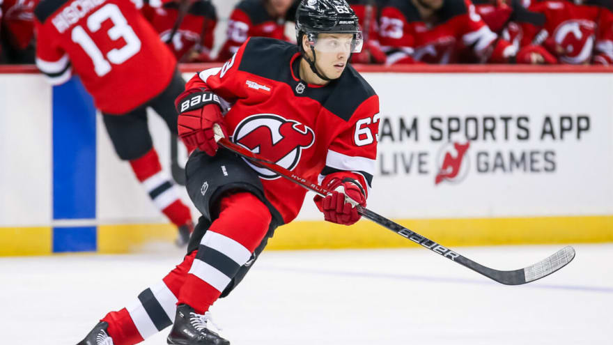 Devils’ Jesper Bratt Set to Skate in 600th NHL Game
