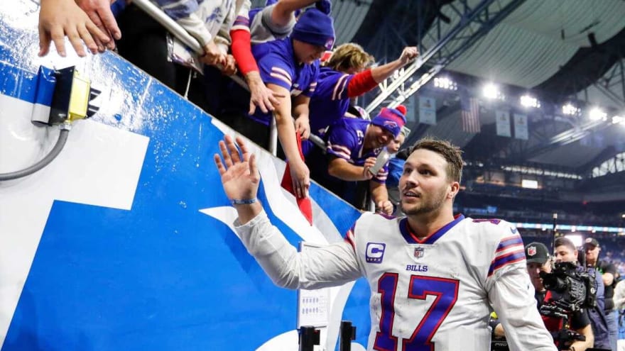 Josh Allen shows his love for Bills Mafia with bittersweet gift