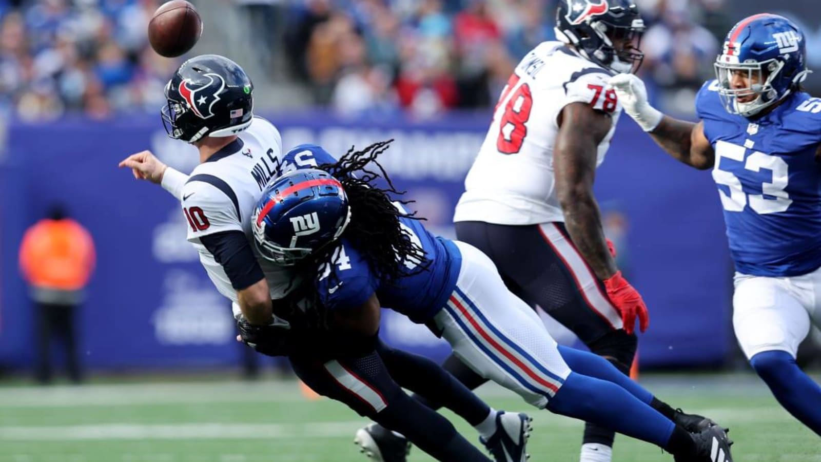 Texans Skid Continues In Loss To Giants