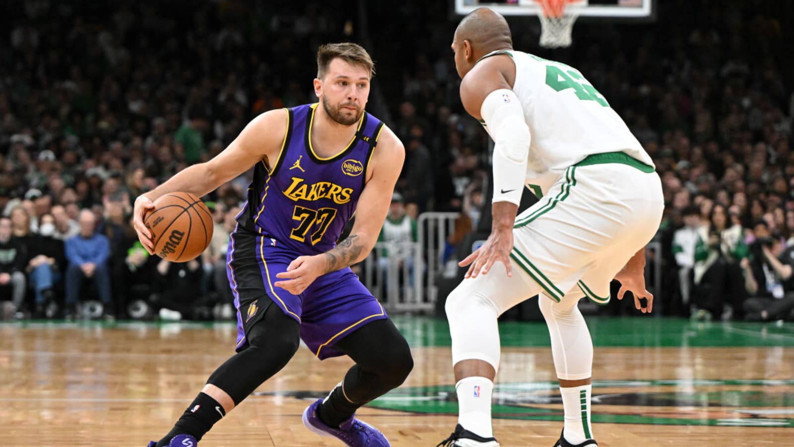 Luka Doncic is Going Viral After Getting Decked By Al Horford