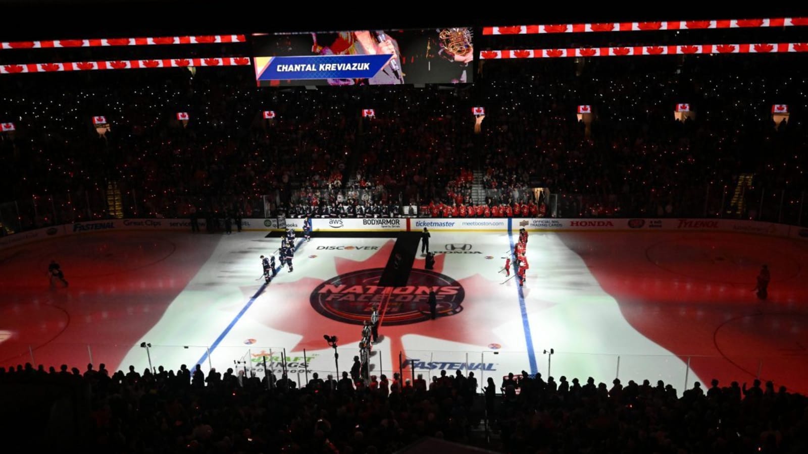 Chantal Kreviazuk changes O Canada lyrics at 4 Nations Face-Off final
