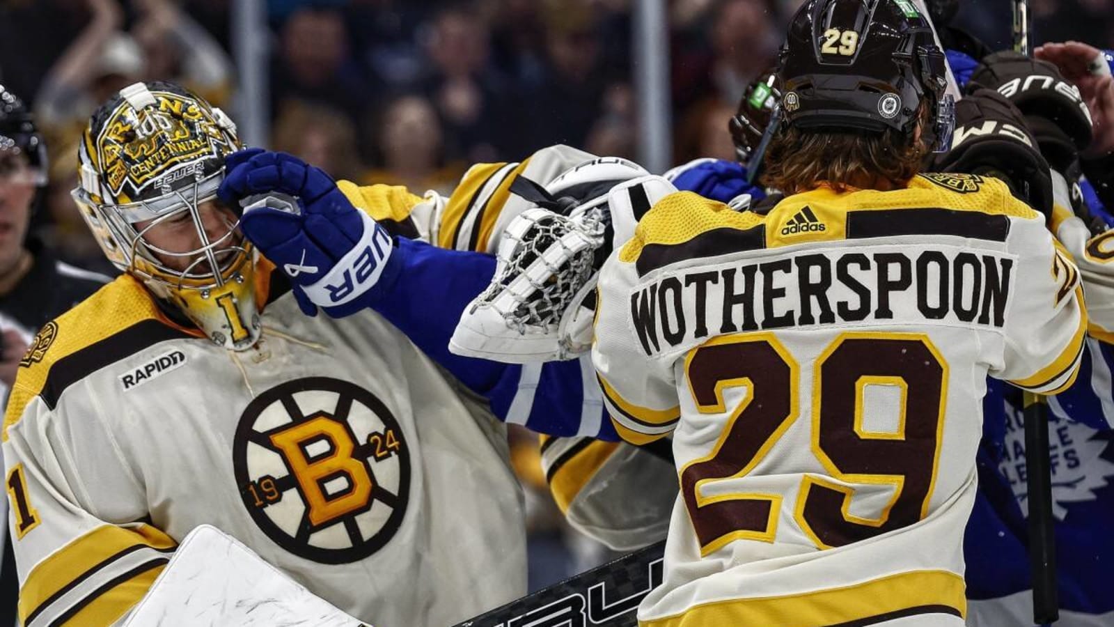 &#39;I&#39;m Not Sure, Just Trying to Win The Hockey Game&#39;: Maple Leafs&#39; Joseph Woll Denied Bruins&#39; Jeremy Swayman&#39;s Goalie Fight Challenge