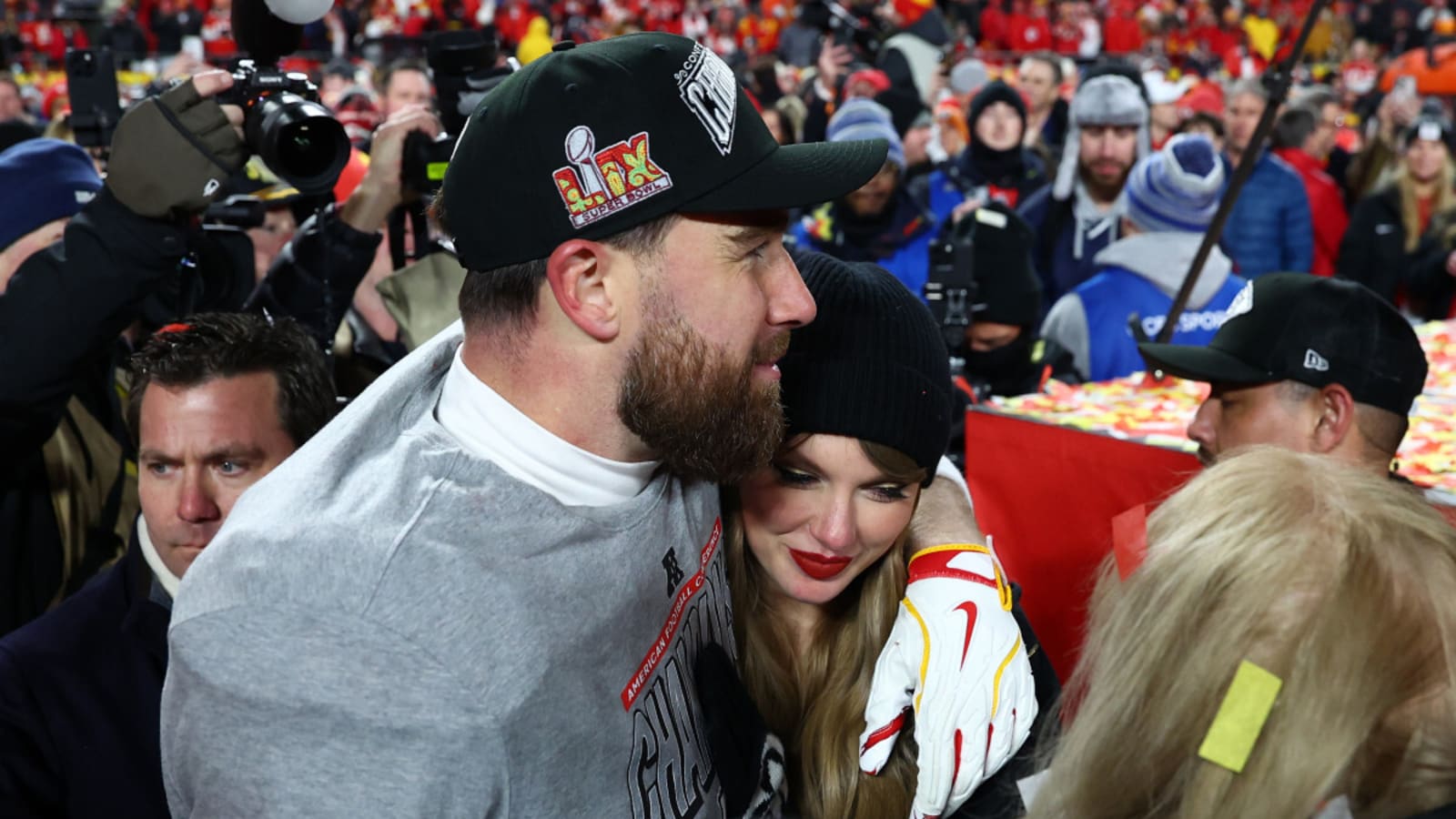 Taylor Swift And Travis Kelce Whisper Heartfelt Emotions
