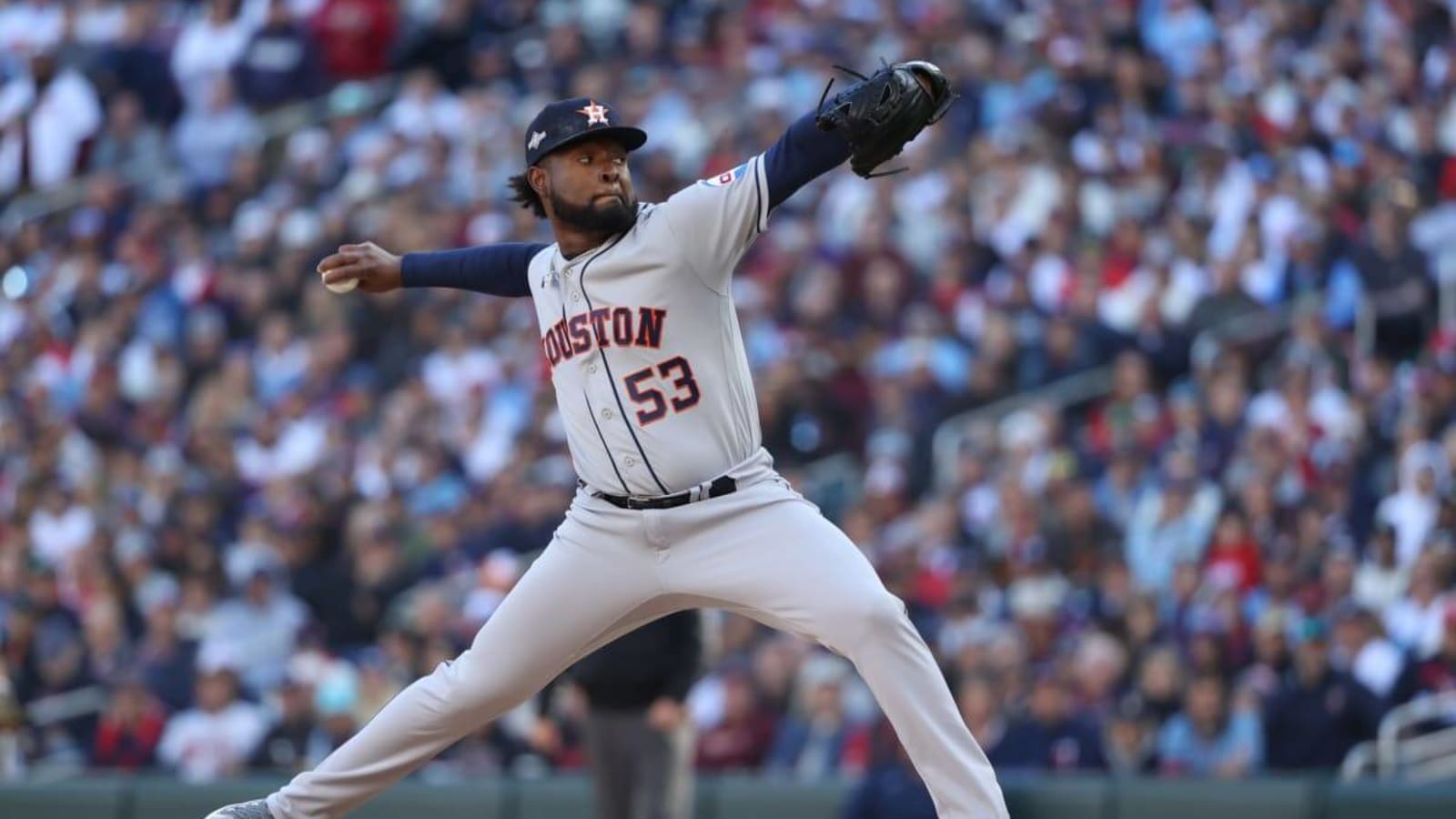 Astros&#39; Javier: Pitch clock countdown from Twins crowd actually helped me