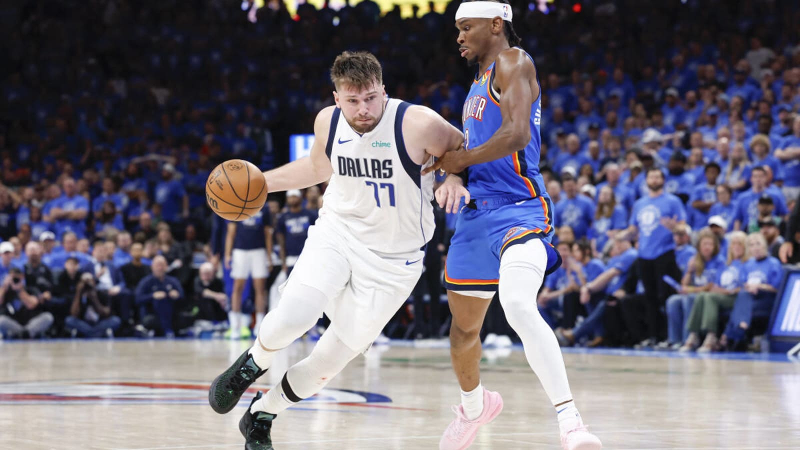 Luka Doncic says Thunder fan called out his family during Game 2: 'I don't like that'