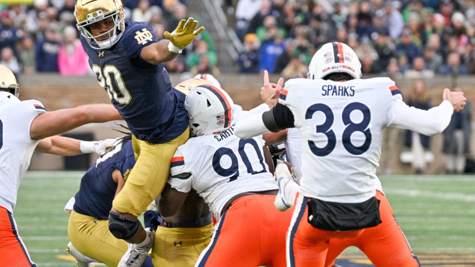 5 most intimidating Notre Dame players entering 2025 CFB season following the updated roster being released
