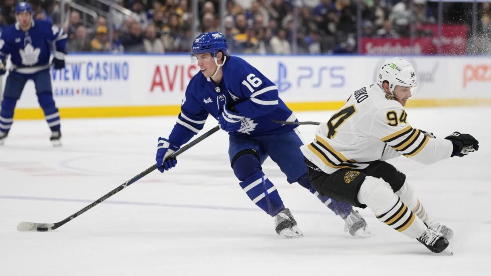 Report: Maple Leafs&#39; Mitch Marner Sustained High-Ankle Sprain Against Bruins