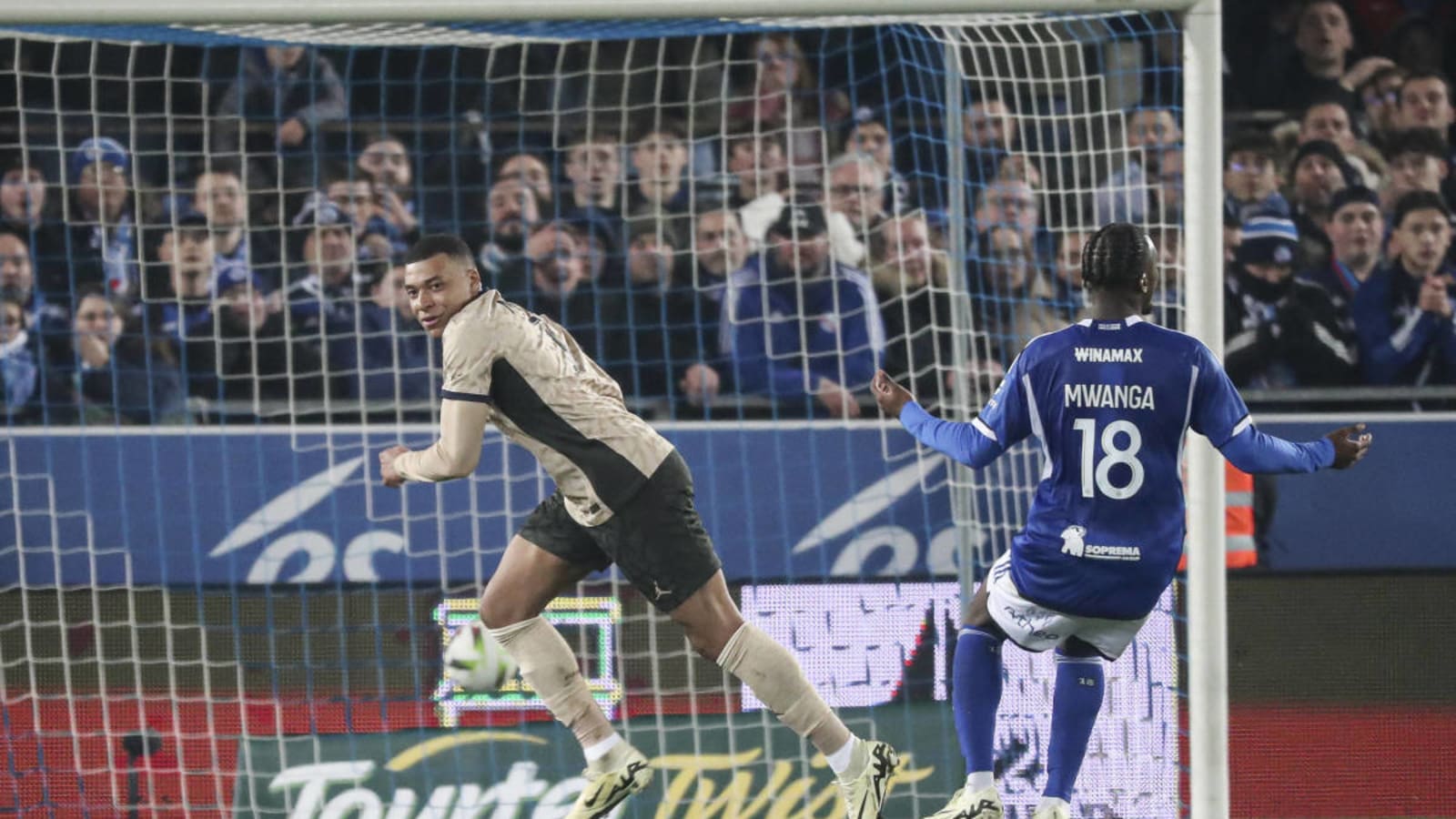 Kylian Mbappe Misses Penalty Before Scoring His 20th Ligue 1 Goal of the Season As PSG Win at Strasbourg