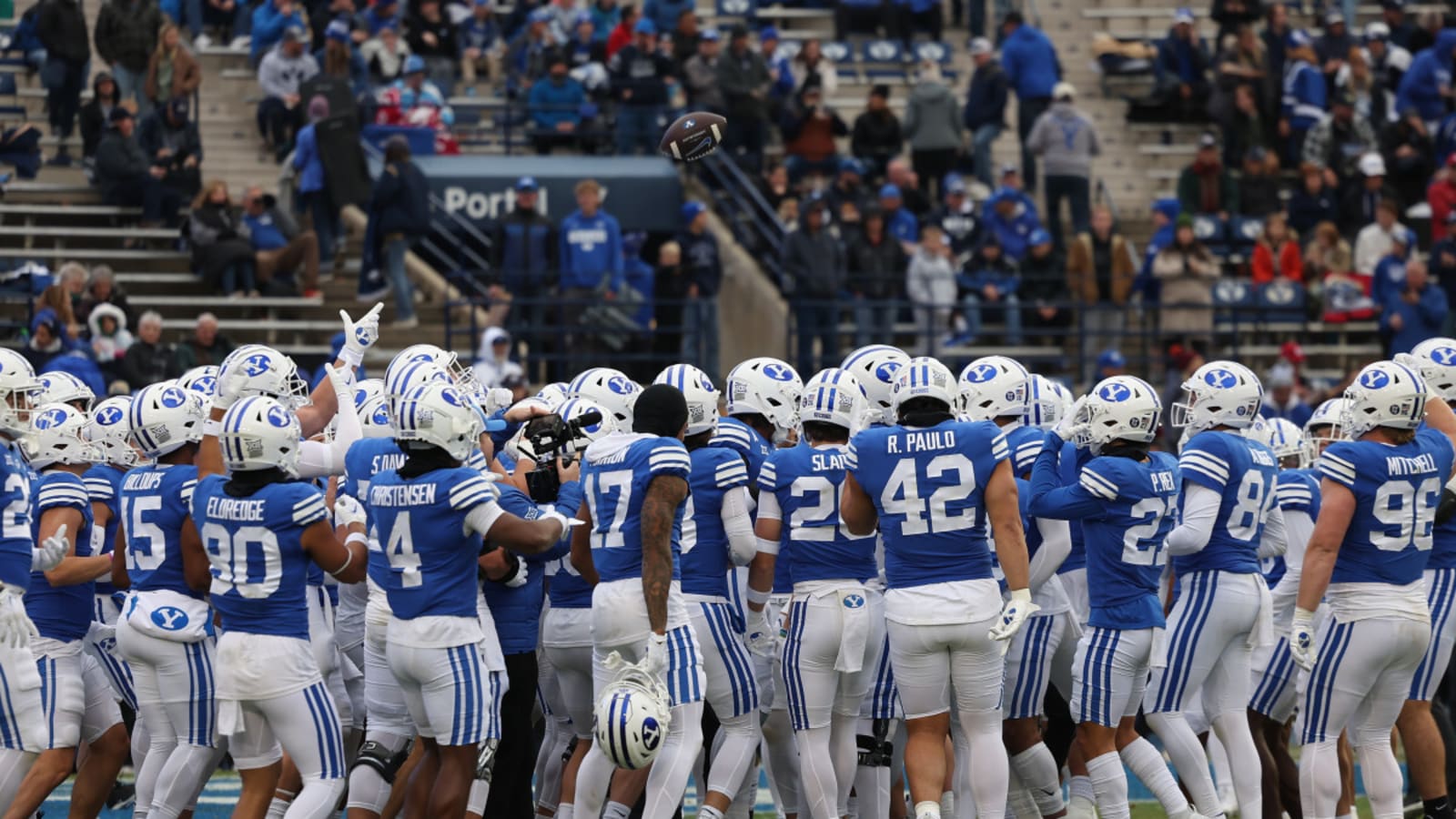 Punches Thrown In Massive Brawl During The BYU-Houston Game On Saturday