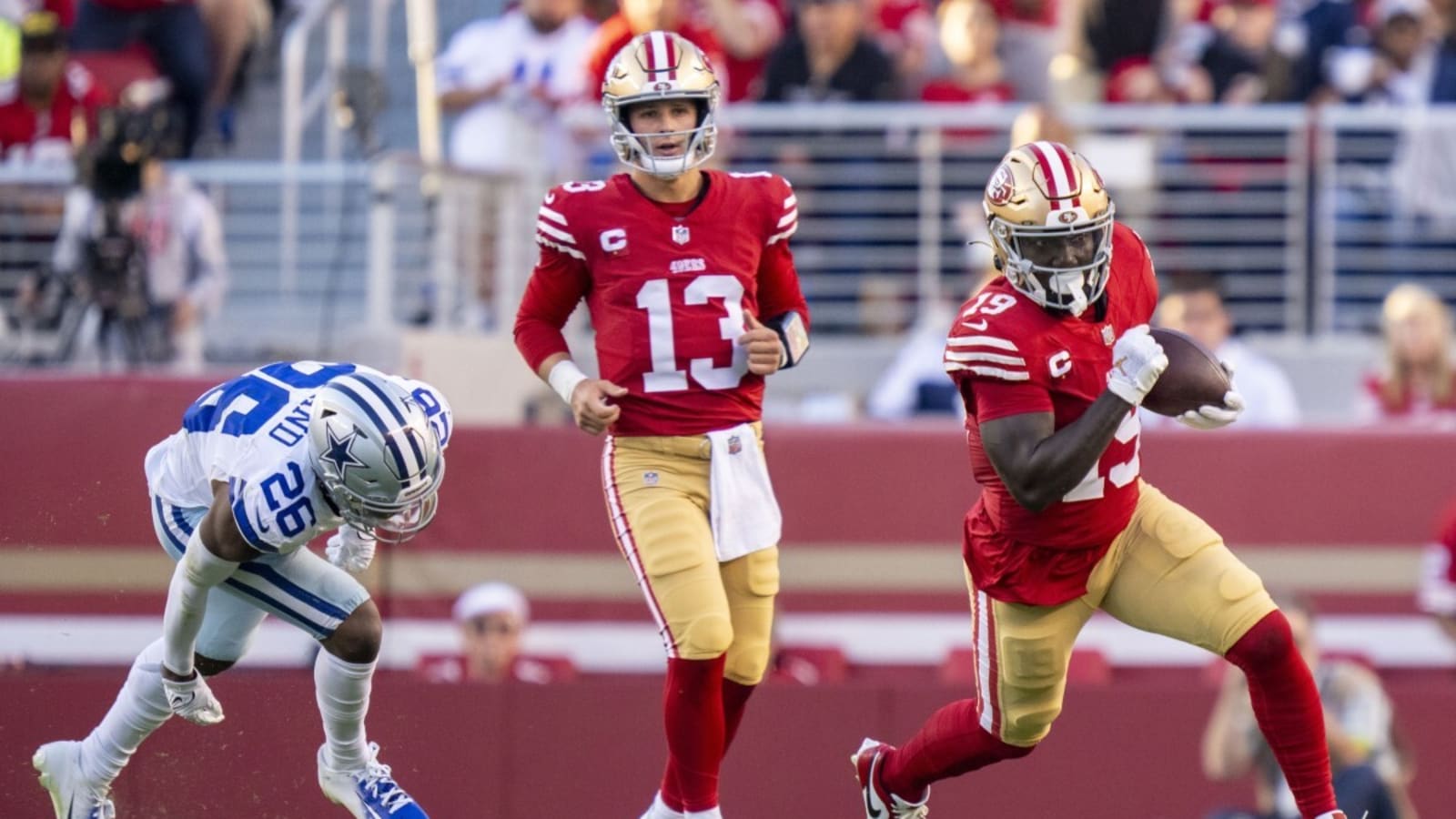 49ers&#39; Purdy Shares Emotional Reaction to Deebo Trade