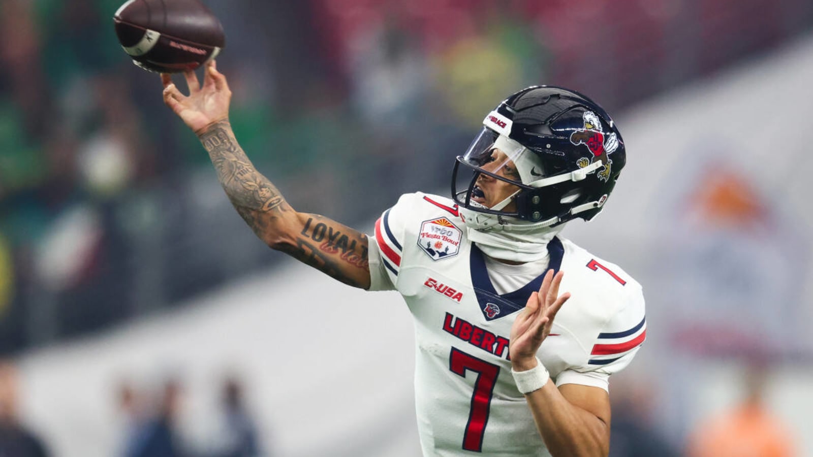 Liberty QB Kaidon Salter has entered the transfer portal