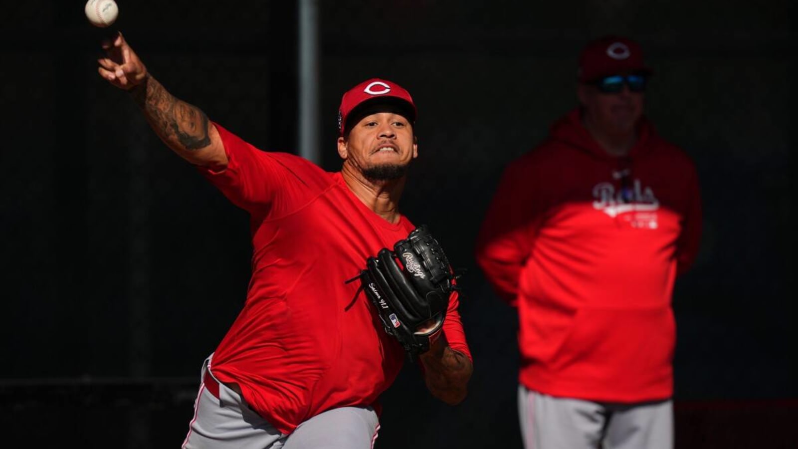 Watch: Frankie Montas Takes Mound at Cincinnati Reds Spring Training