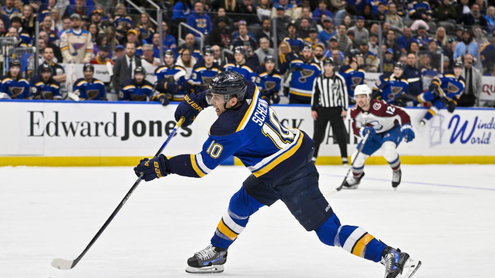 Blues player of the game vs. Avalanche: Brayden Schenn