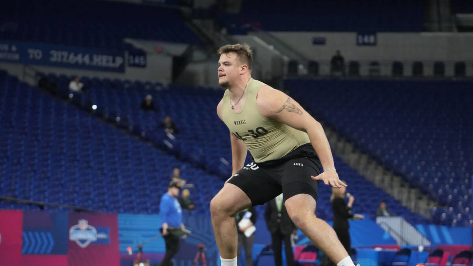 Watch: South Dakota State&#39;s Garret Greenfield Breaks OL Vertical Jump Record at NFL Combine