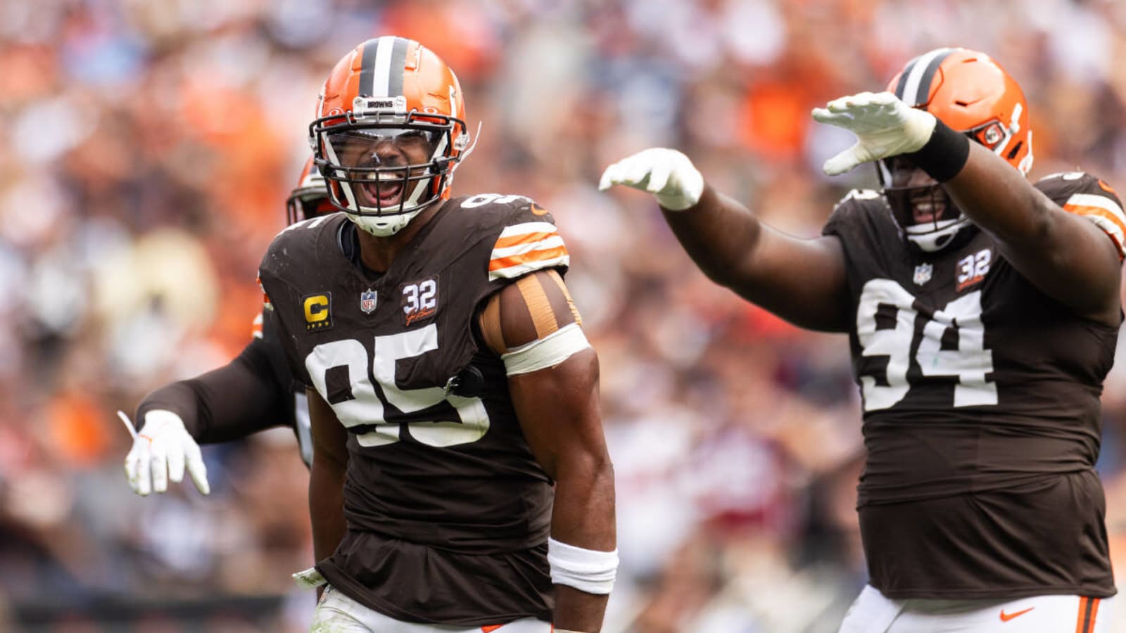 Spook Alert! Myles Garrett Enters Lumen Field Dawning His Halloween