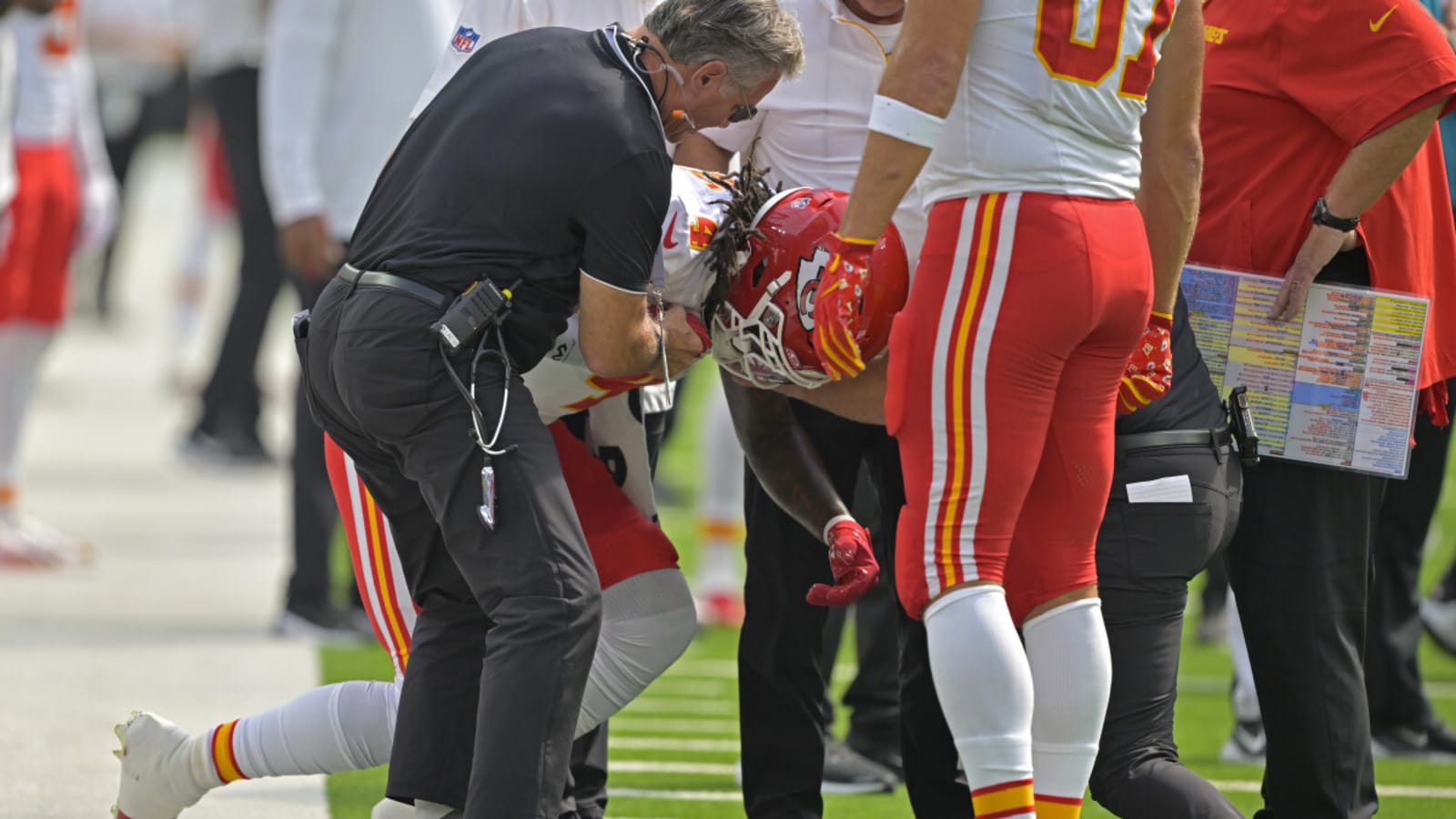 Latest news on Chiefs WR Rashee Rice&#39;s knee injury as he awaits exploratory scope with specialist