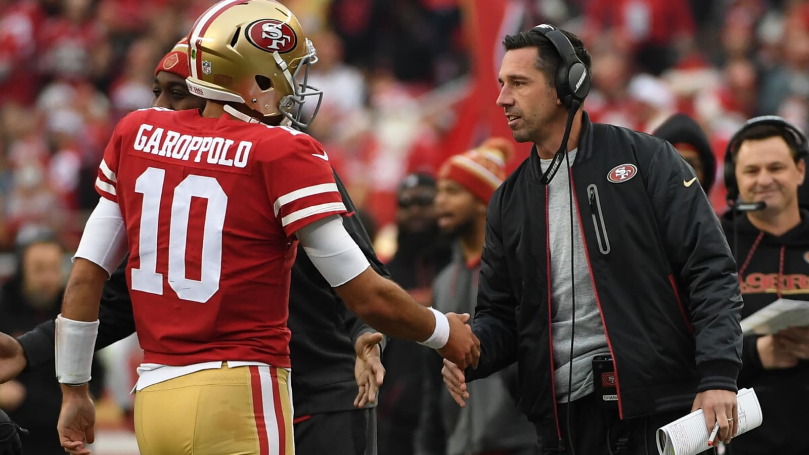 Jimmy Garoppolo&#39;s Brother Took Shot At Kyle Shanahan During Rams-49ers Game