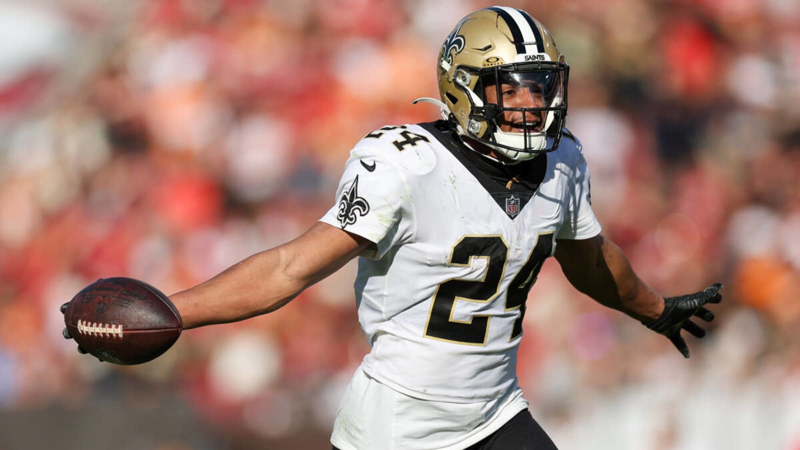 Saints key player gives impassioned speech after NFC South win