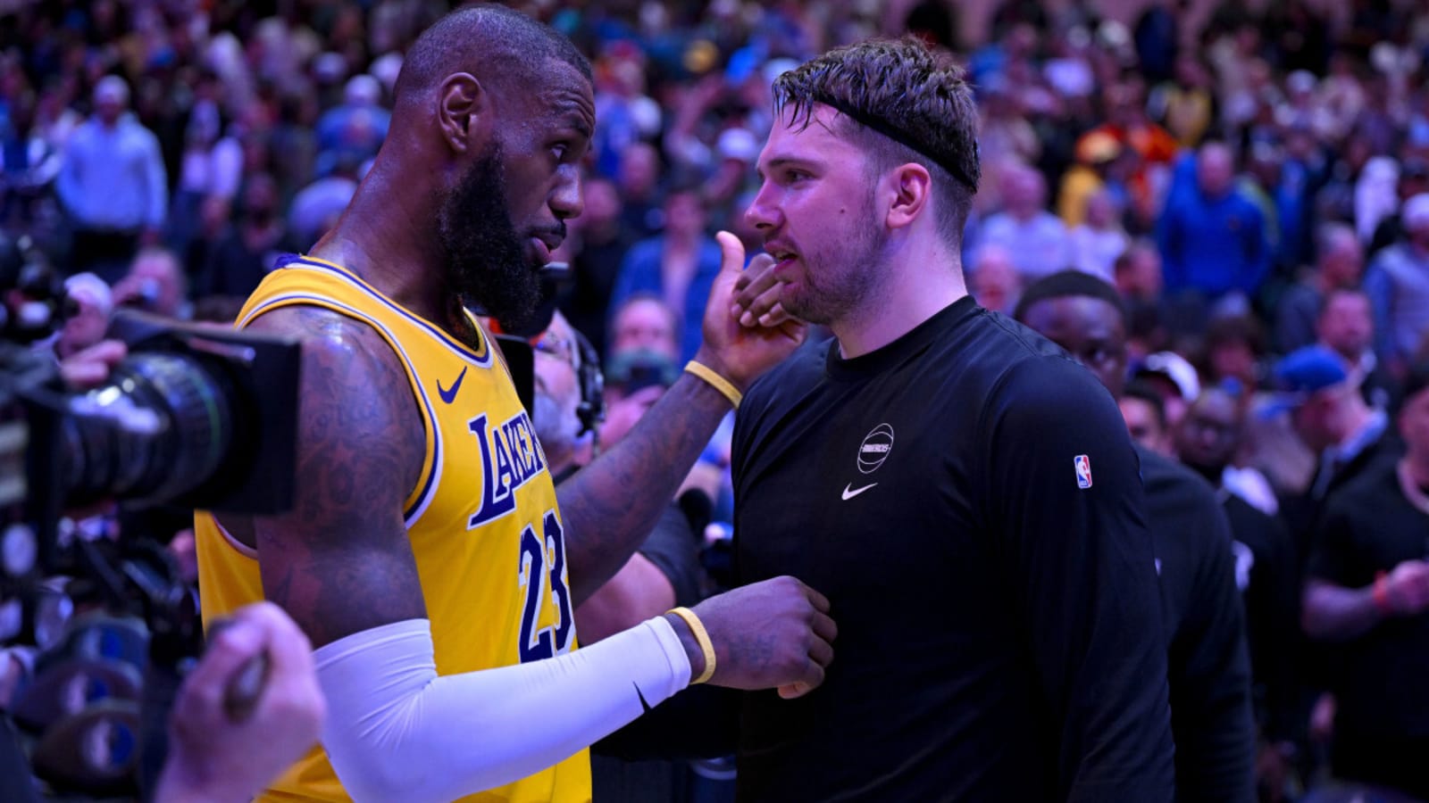NBA Legend Reacts to LeBron James&#39; Viral Post About Luka Doncic