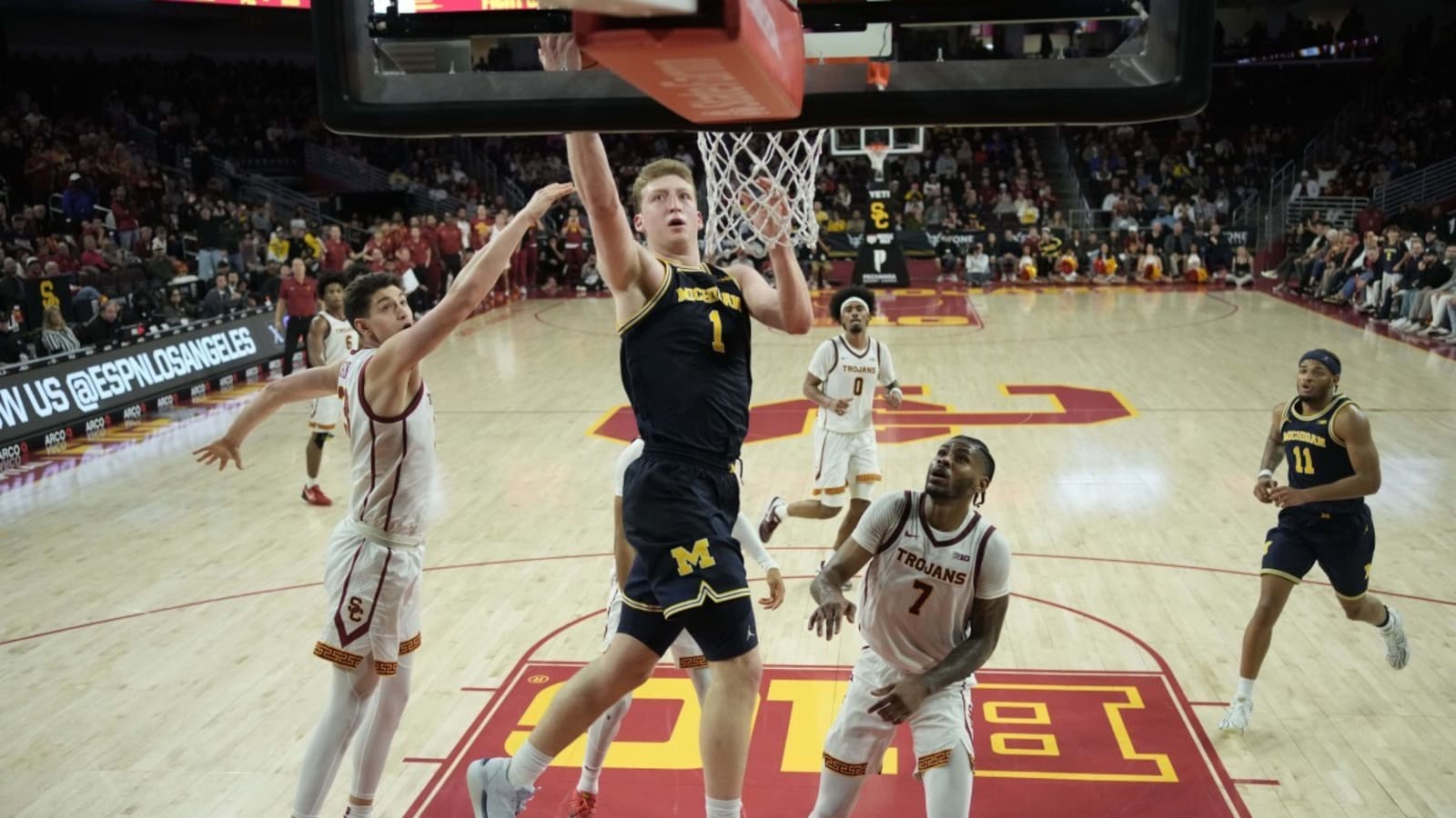 Michigan Basketball Star Danny Wolf Gets Nikola Jokic Comparison From NBA Scout