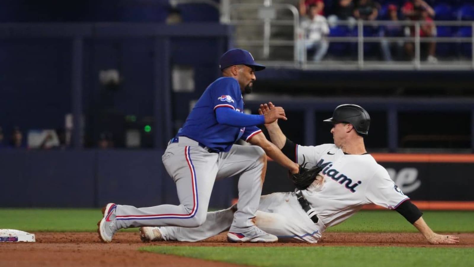 Rangers Split Doubleheader at Marlins Yardbarker