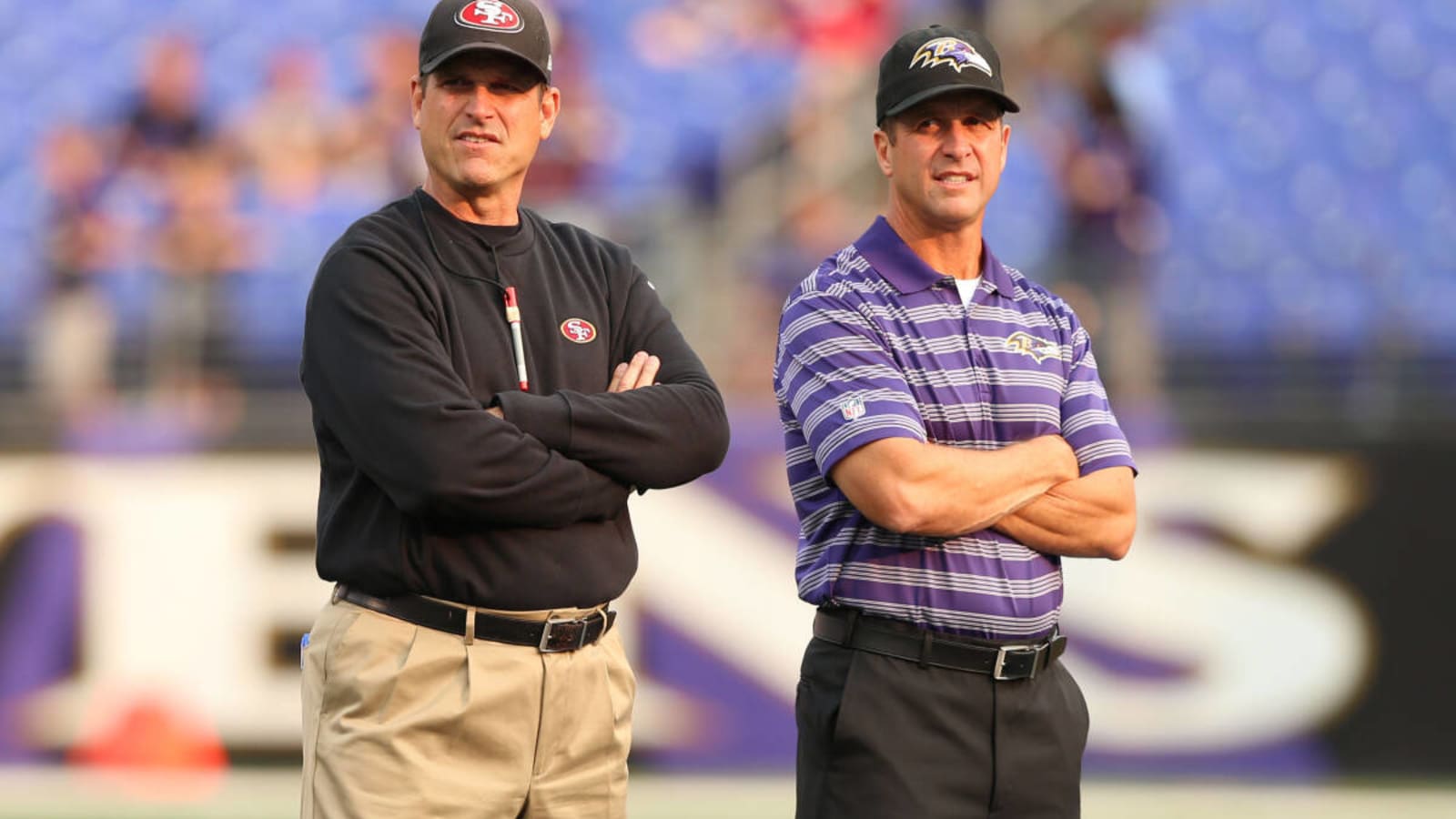 Ravens Coach John Harbaugh Speaks On Brother Jim&#39;s NFL Future