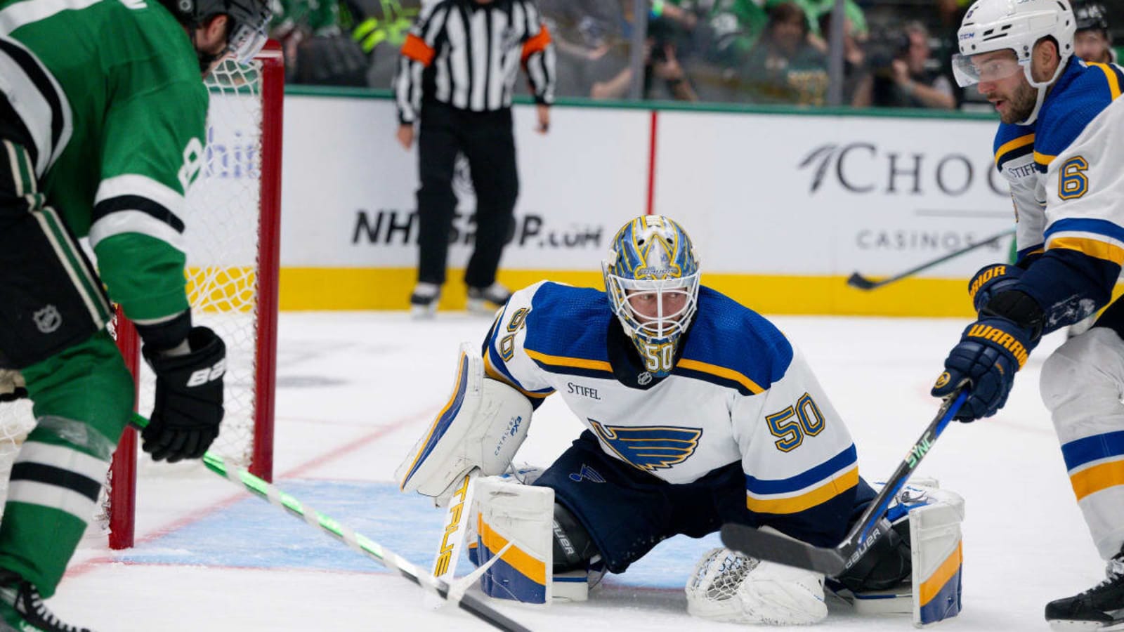 Blues Player of the Game vs. Stars