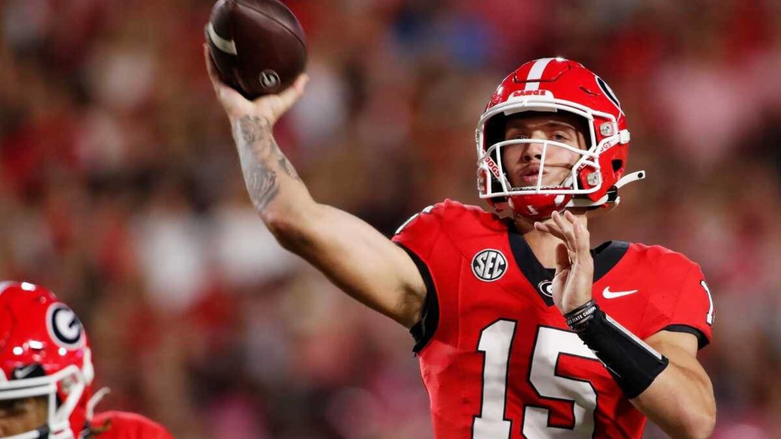 Georgia QB Carson Beck shown on cover of EA Sports NCAA Football 25