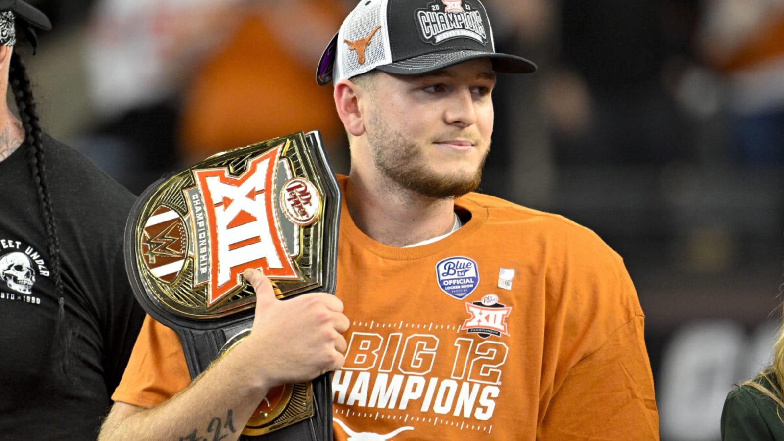Texas QB Quinn Ewers relishes sly nod to Arch Manning hysteria in new Dr Pepper commercial
