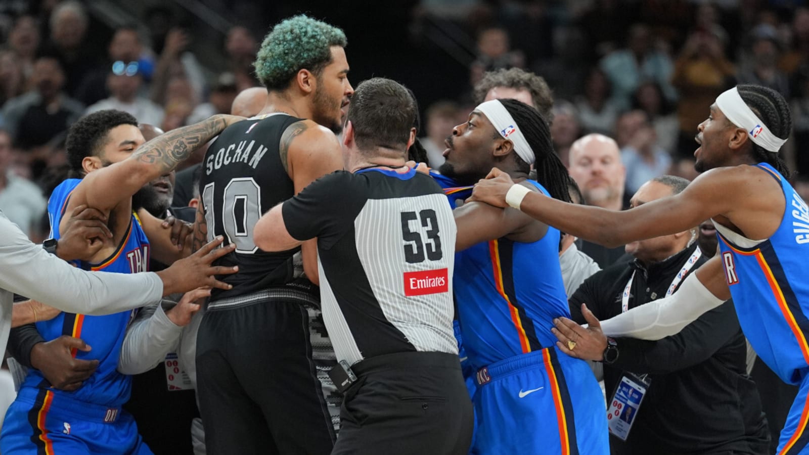 Mitch Johnson Reveals Thoughts on Fight During Spurs-Thunder