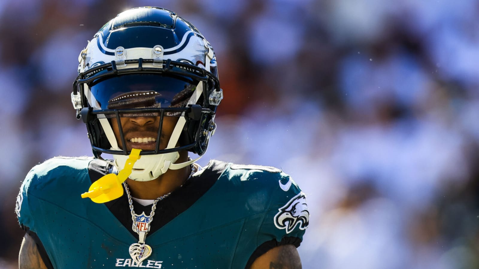 Eagles WR DeVonta Smith jumps in on latest viral meme amid injury