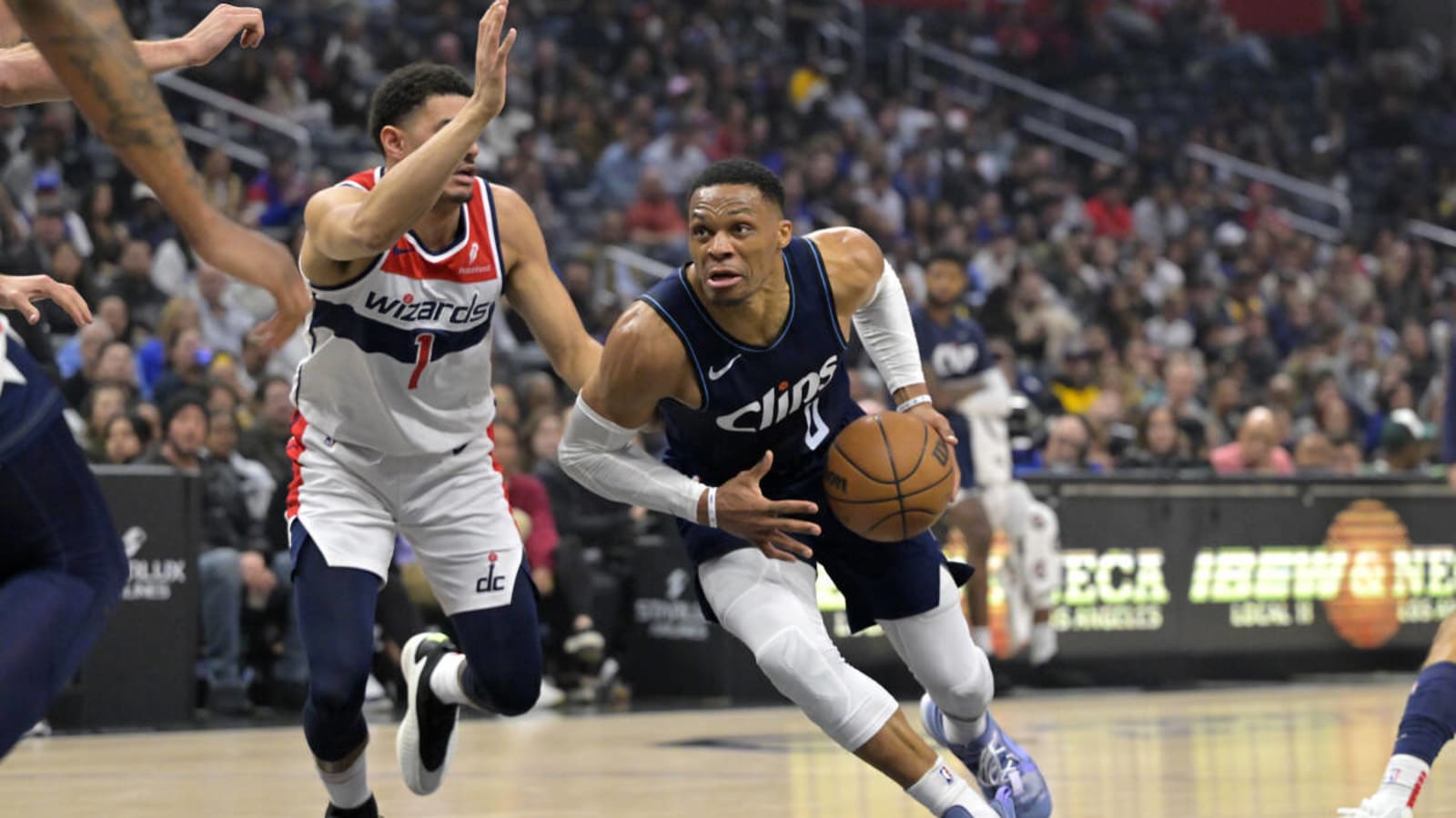 Russell Westbrook Suffers Injury in Clippers vs. Wizards
