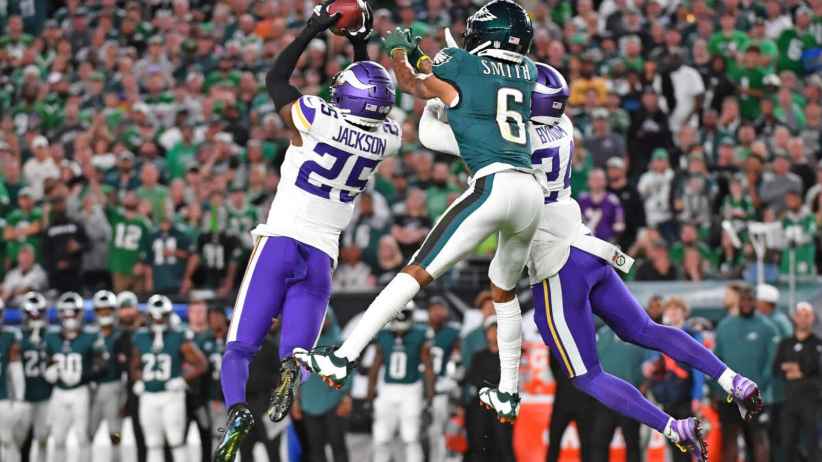 Vikings snap counts vs. Eagles: Theo Jackson, David Quessenberry step in