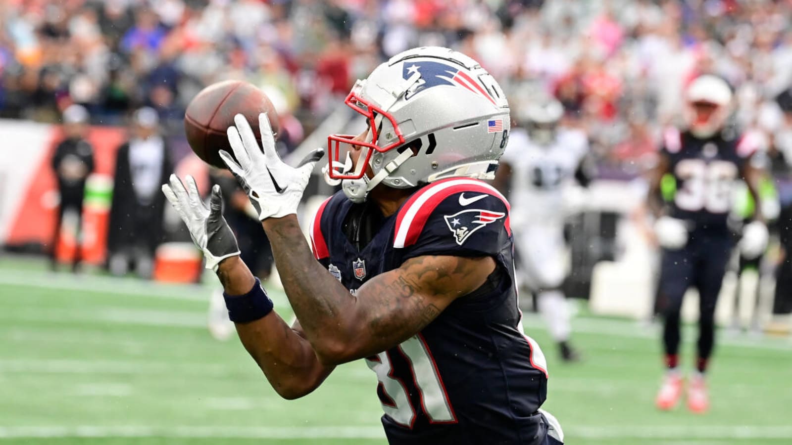 Patriots WR DeMario Douglas reveals new number after rookie season