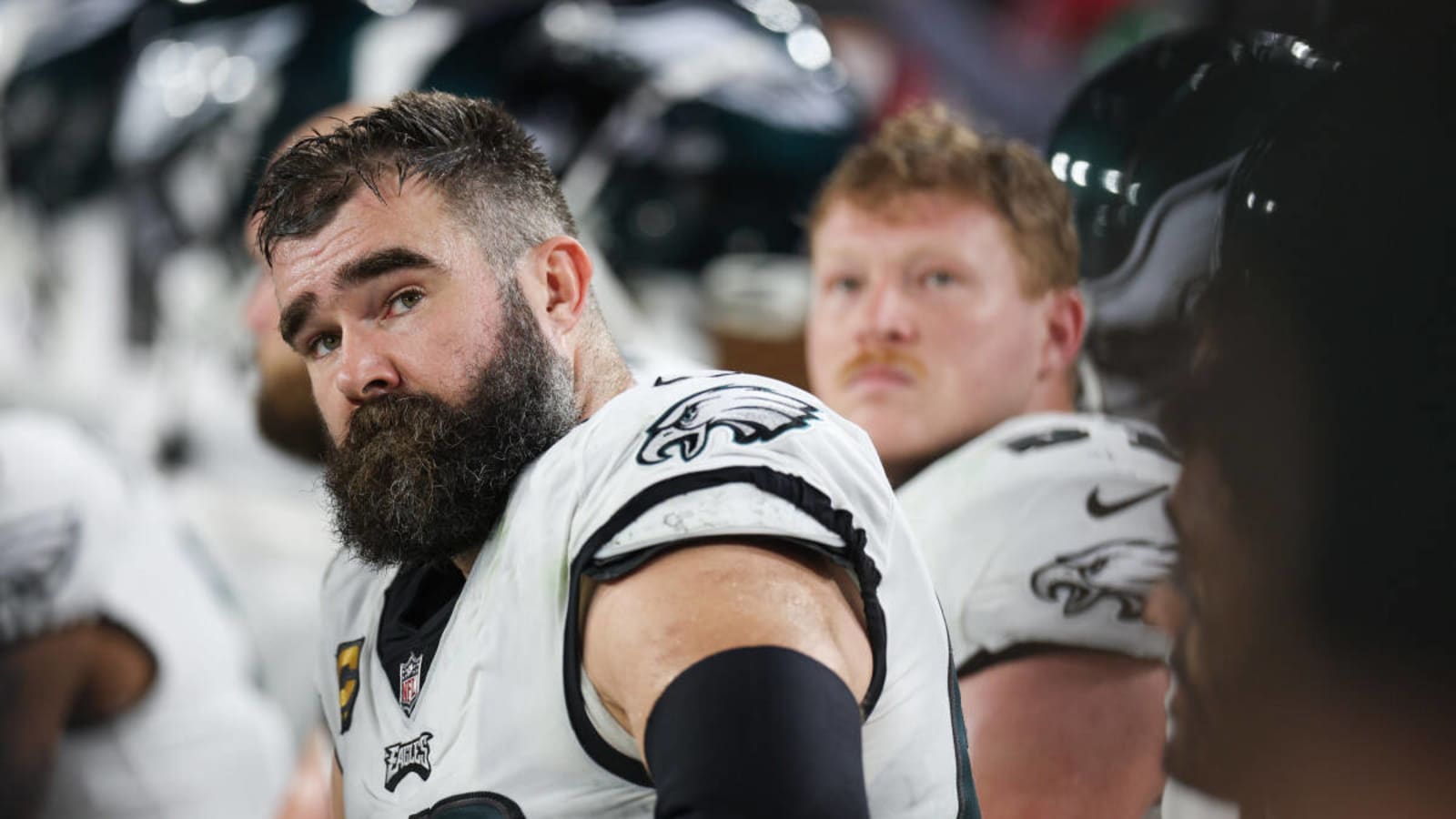 Jason Kelce meets Eagles rookie OL Dylan McMahon: &#39;Undersized center?&#39;