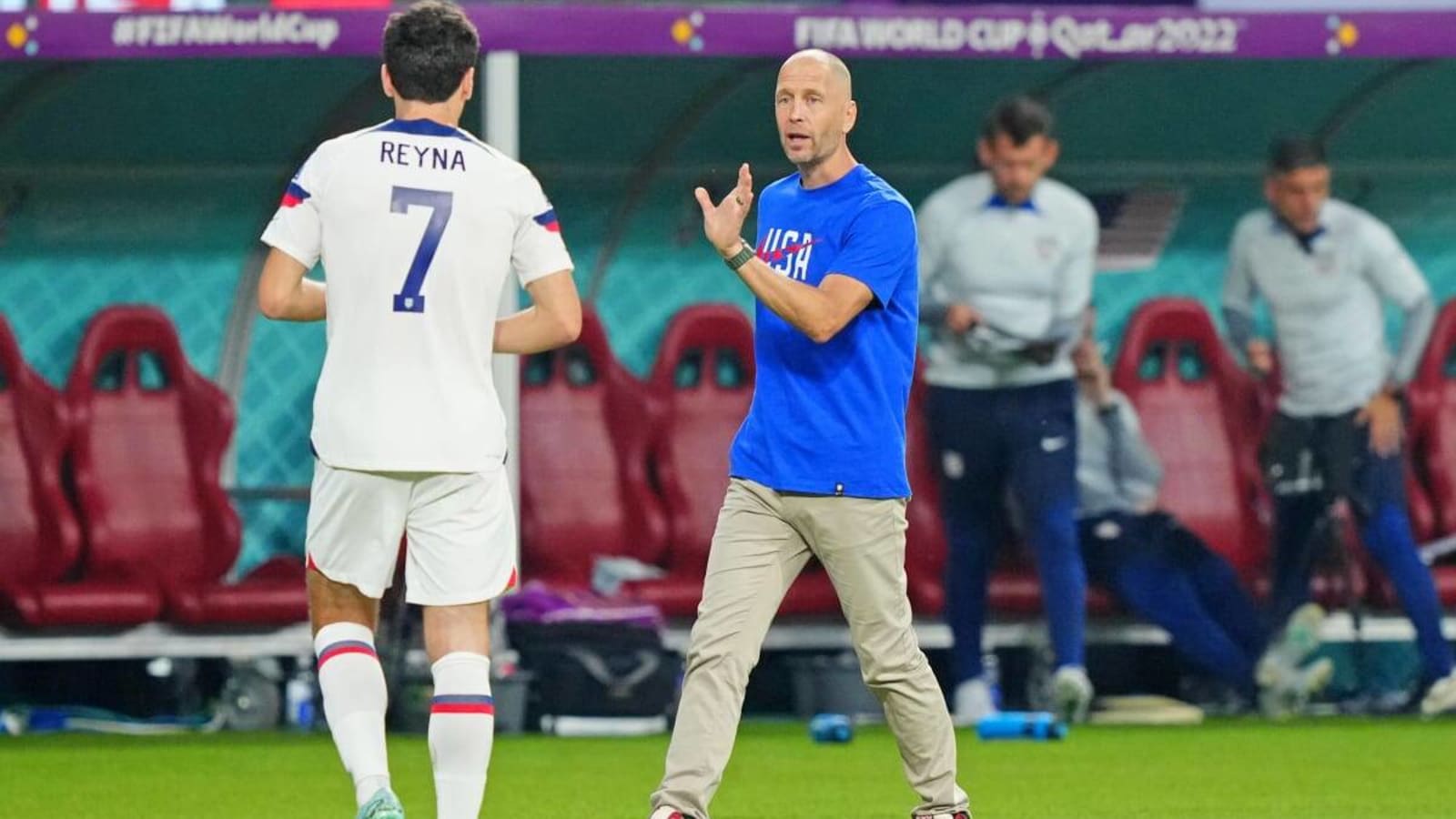 Gregg Berhalter Wears Air Jordans During World Cup Match