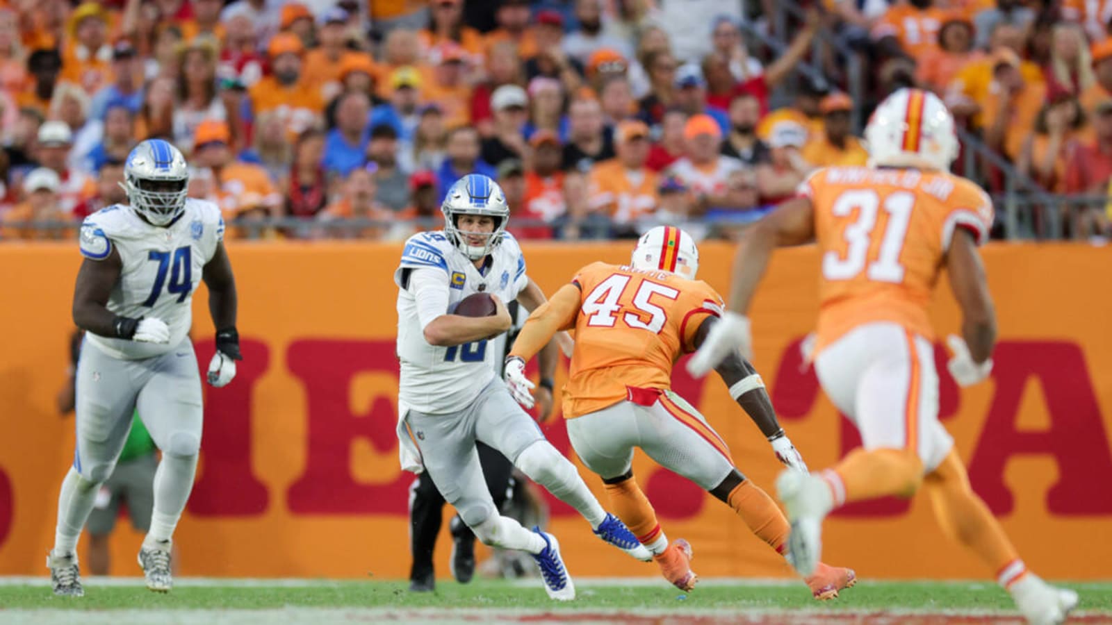 Detroit Lions Dan Campbell Admires Toughness of Jared Goff