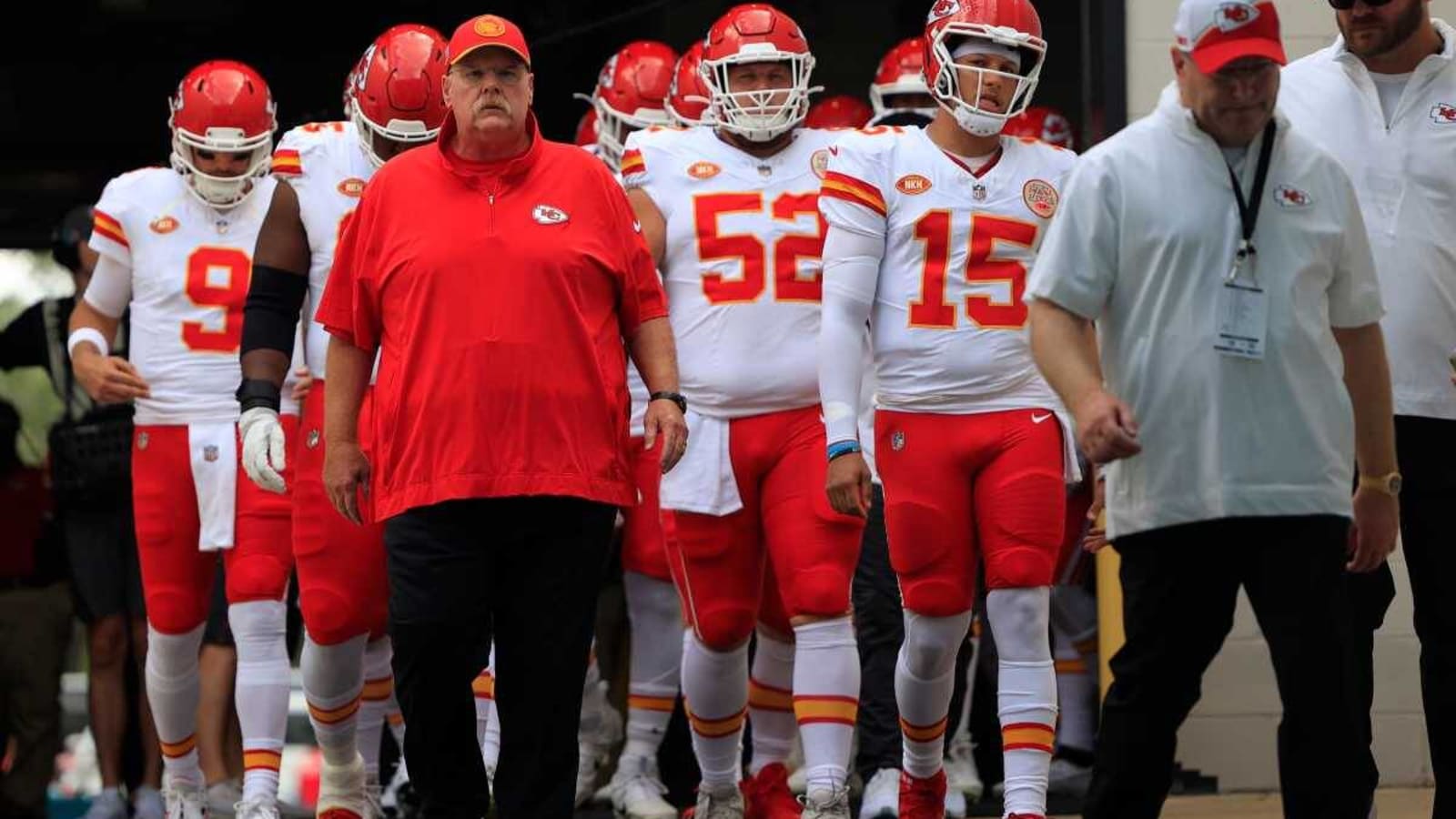 Chiefs' updated 2024 90man offseason roster organized by player jersey