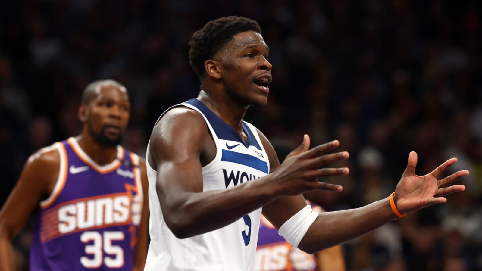 Anthony Edwards Hold Backs Angry Coach After Ejection